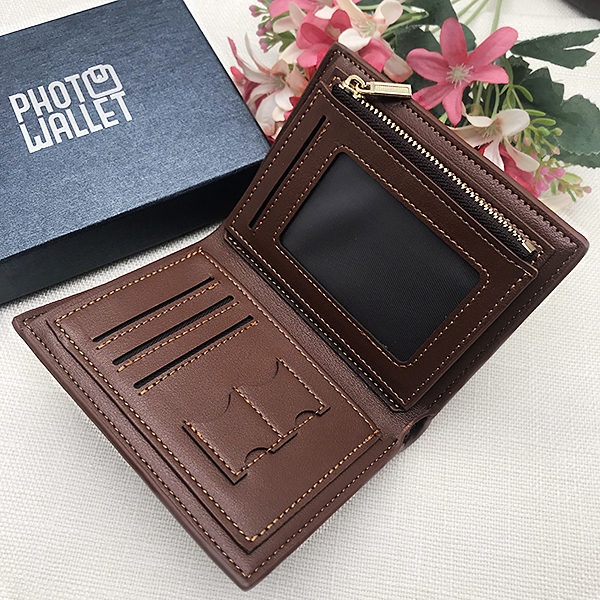 Personalized Leather Wallet for men – WoodPresentStudio